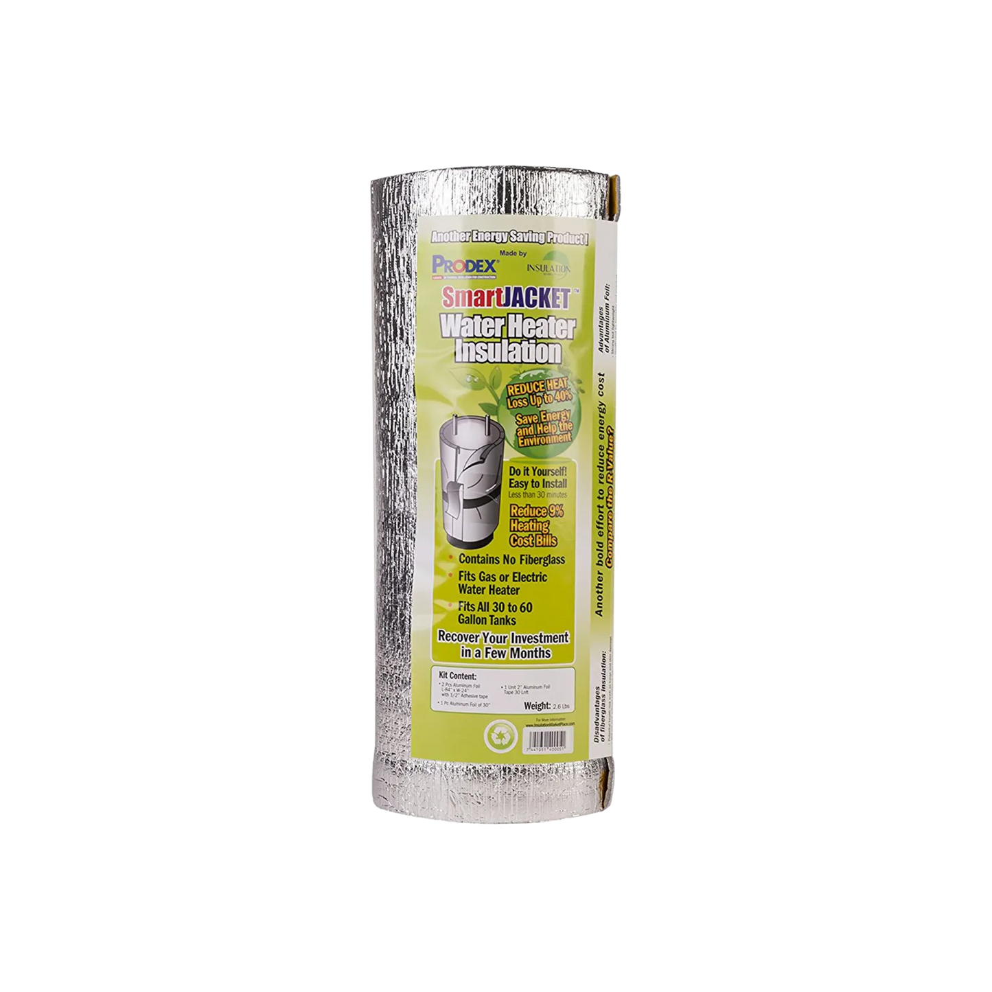 SmartJACKET- WATER HEATER INSULATION BLANKET R-7.1 thumbnail