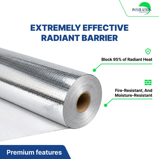 SmartFOIL - Radiant Barrier - Solid White / Foil