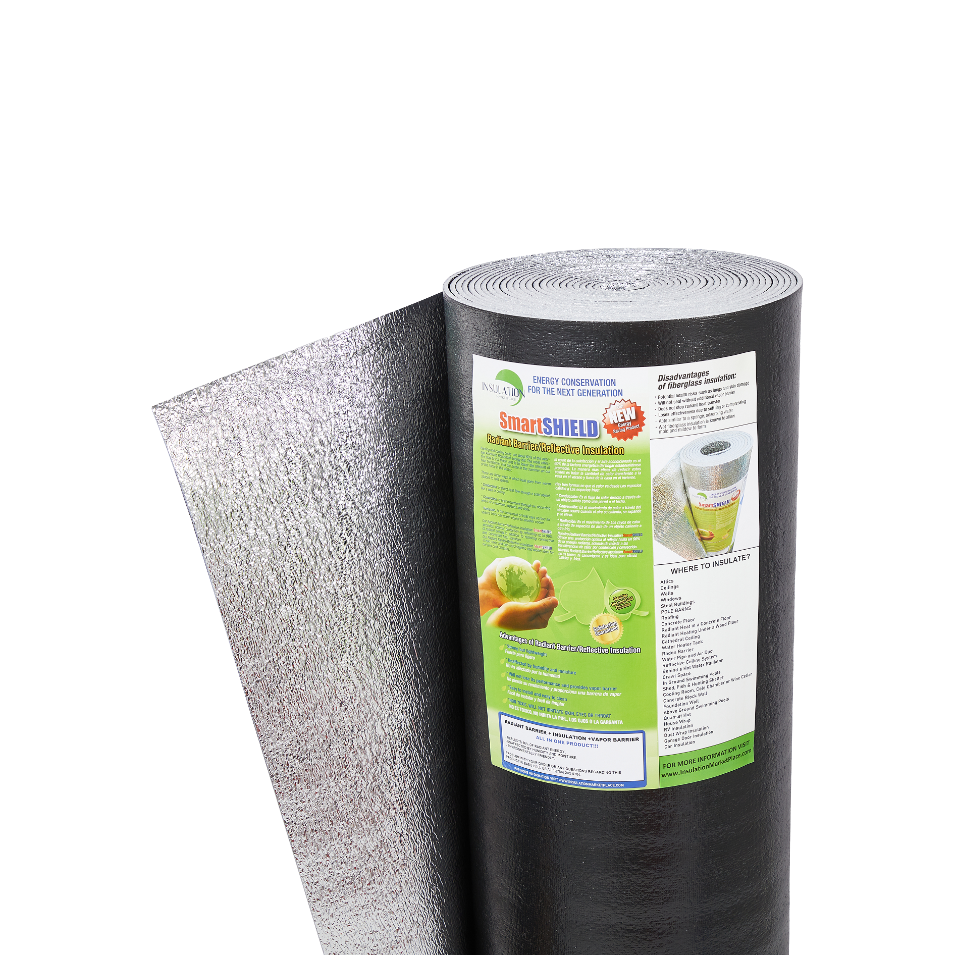 SmartSHIELD - 1/4in Premium Foam Core Reflective Insulation Roll