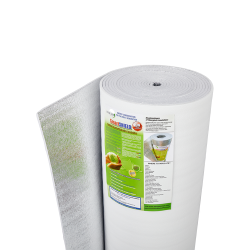 SmartSHIELD - 10mm R-20 Reflective Foam Core Insulation Roll - White
