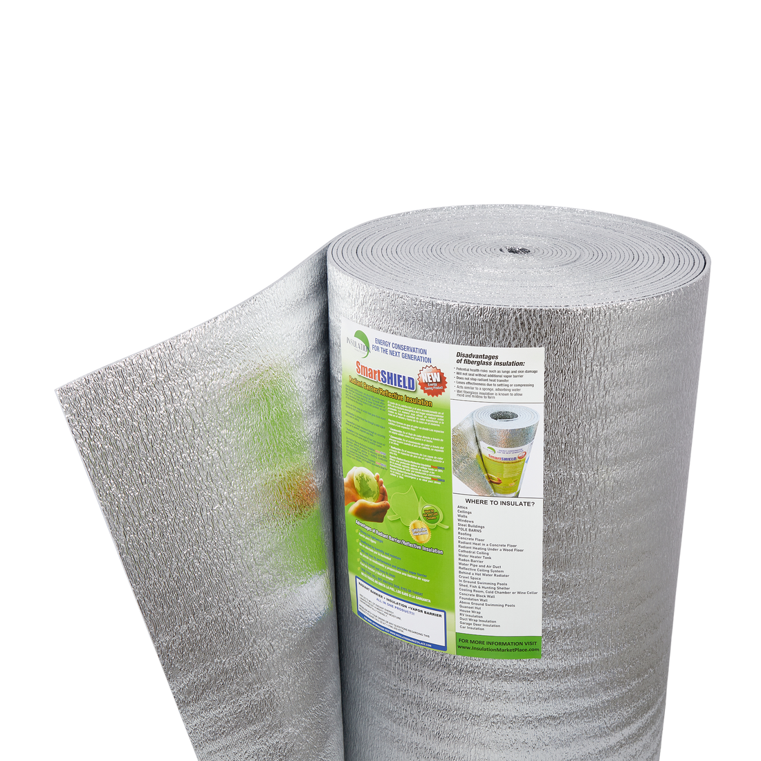 SmartSHIELD - 5mm Reflective Foam Insulation Roll - Foil / Foil