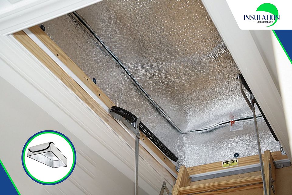 SmartATTIC - Attic Access Door Insulation Tent Kit R-15