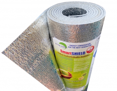 SmartSHIELD -3mm Reflective Insulation roll, Foam Core Radiant Barrier, Commercial Grade - ENGINEERED FOIL