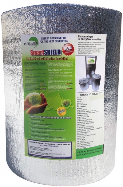 SmartSHIELD -5mm Reflective Insulation Roll, Foam Core Radiant Barrier, Thermal Foil Insulation - Engineered Foil