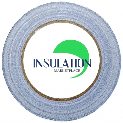 INSULATION MARKETPLACE - Heavy Duty Reflective Foil Tape - Multi Purposes, Perfect for HVAC, Sealing & Patching Reflective Insulation and Hot & Cold Air Ducts- 2 inch x 30.6 Yard - Aluminum Fiberglass