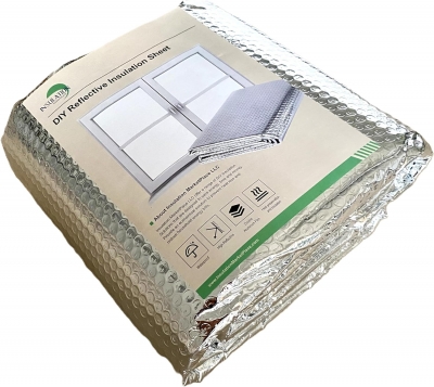 INSULATION MARKETPLACE - DIY Reflective Insulation Sheet, Window Insulation Kit, Bubble Core Garage Door Insulation, Thermal Insulation Shield, RV Window Insulation