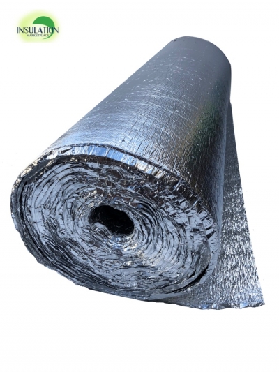 SmartSHIELD -5mm PERFORATED  Reflective Insulation roll, Foam Core, Radiant Barrier, House Wrap - PURE ALUMINUM