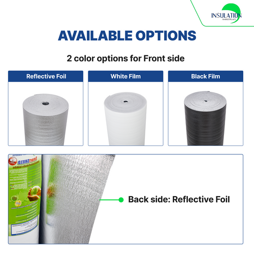 SmartSHIELD - 10mm R-20 Reflective Foam Core Insulation Roll - White