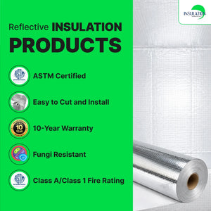SmartFOIL - Radiant Barrier - Solid White / Foil