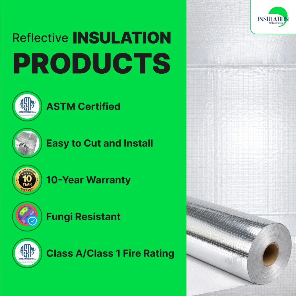 SmartFOIL - Radiant Barrier - Solid White / Foil