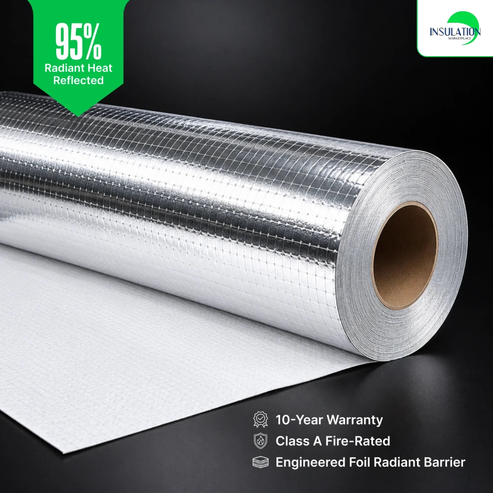 SmartFOIL - Radiant Barrier - Solid White / Foil