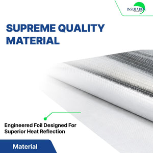 SmartFOIL - Radiant Barrier - Solid White / Foil