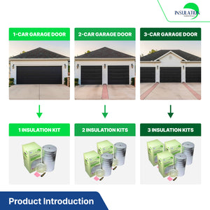 SmartGARAGE - Reflective Garage Door Insulation Kit - R-8