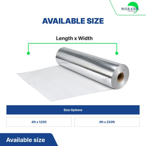 SmartFOIL - Radiant Barrier - Solid White / Foil