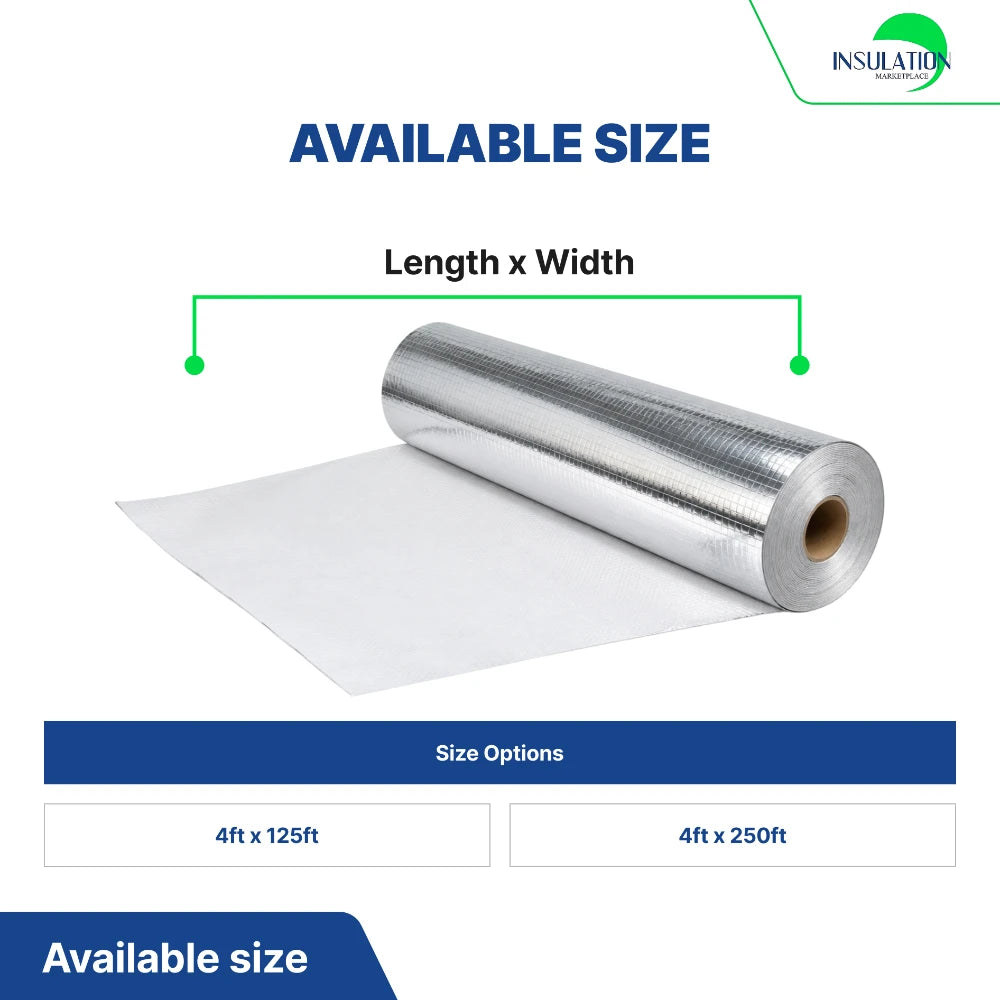SmartFOIL - Radiant Barrier - Solid White / Foil
