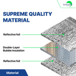SmartATTIC - ATTIC ACCESS DOOR INSULATION TENT KIT, ATTIC STAIRS COVER R-15 material