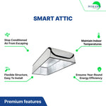 SmartATTIC - ATTIC ACCESS DOOR INSULATION TENT KIT, ATTIC STAIRS COVER R-15 specification