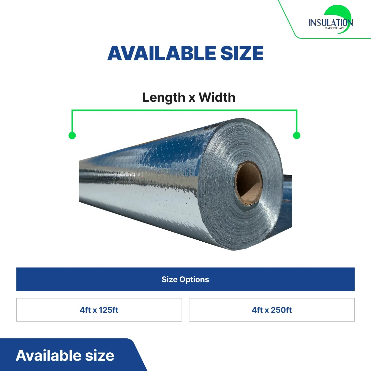 SmartFOIL - Radiant Barrier - Perforated - 4ft x 125ft size