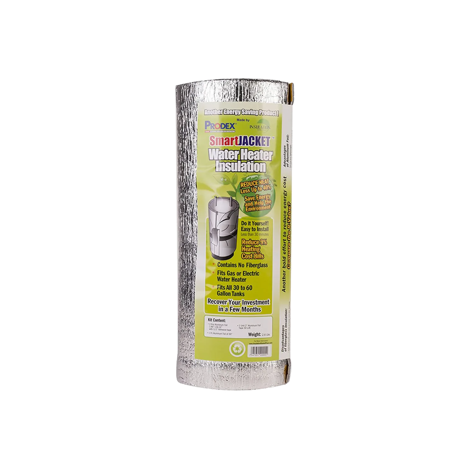 SmartJACKET- WATER HEATER INSULATION BLANKET R-7.1 thumbnail
