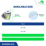 SmartSHIELD -20mm Reflective Insulation Roll, Foam Core Radiant Barrier, Thermal Foil Insulation Panel - 0.8 Inch Thickness, R-18 - White Film/Engineered Foil size
