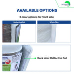 SmartSHIELD - 20mm Reflective Insulation Roll, Foam Core Radiant Barrier, Thermal Foil Insulation Panel - 0.8 Inch Thickness R-23 available option