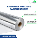 SmartFOIL - Radiant Barrier - Solid White / Foil