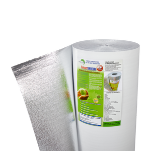 SmartSHIELD - 1/4 Inch Reflective Foam Insulation Roll - White / Foil