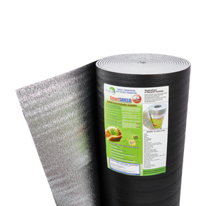SmartSHIELD - 10mm R-20 Reflective Foam Core Insulation Roll - Black  Foil