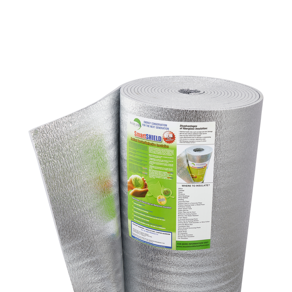 SmartSHIELD - 10mm R-22 Reflective Foam Core Insulation Roll - Foil / Foil