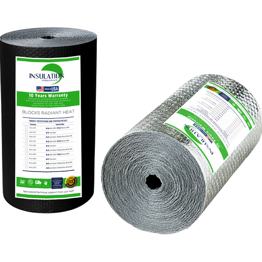 SmartBUBBLE - Reflective Double Bubble Insulation - Black / Foil