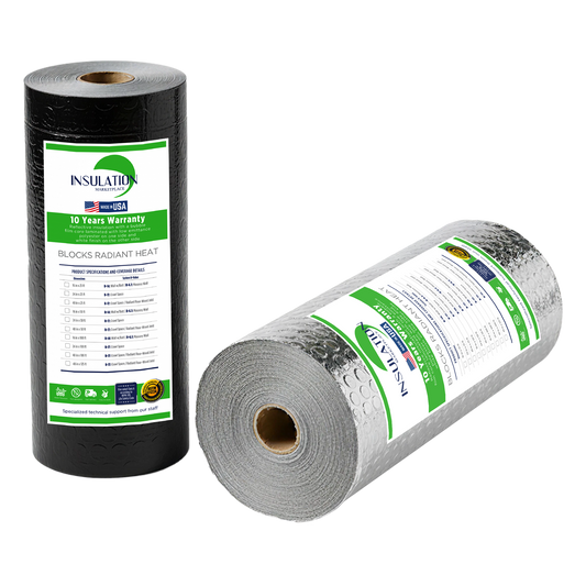 SmartBUBBLE - Reflective Single Bubble Insulation - Black / Foil