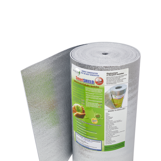 SmartSHIELD - 1/4 Inch Reflective Foam Insulation Roll - Foil / Foil
