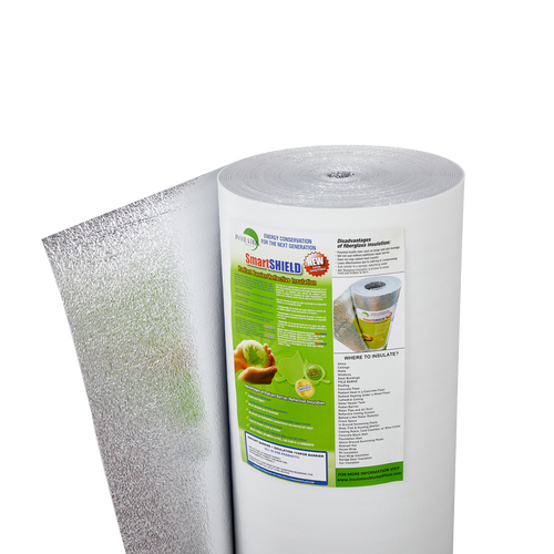 SmartSHIELD - 3mm Reflective Foam Insulation Roll - White / Foil