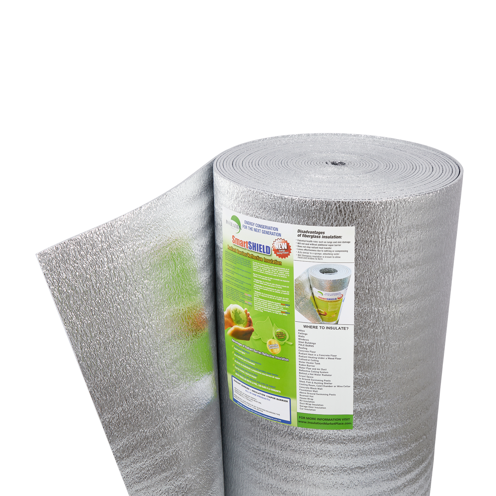 SmartSHIELD - 5mm Reflective Foam Insulation Roll - Foil / Foil