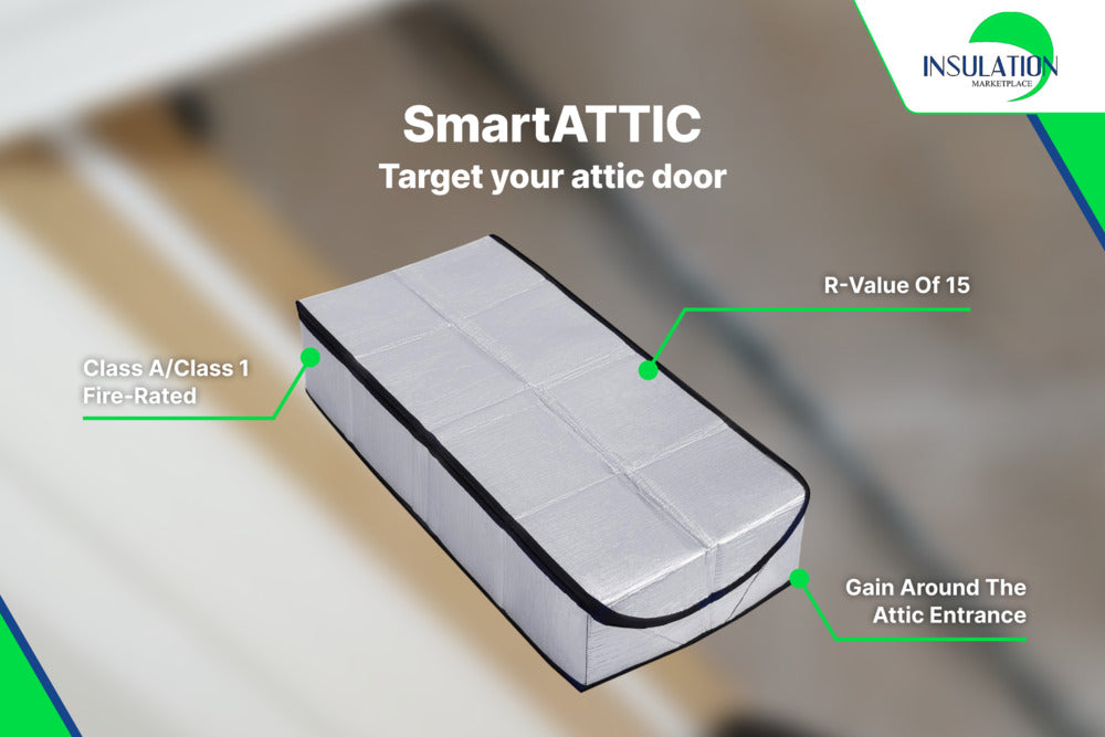 SmartATTIC - Attic Access Door Insulation Tent Kit R-15
