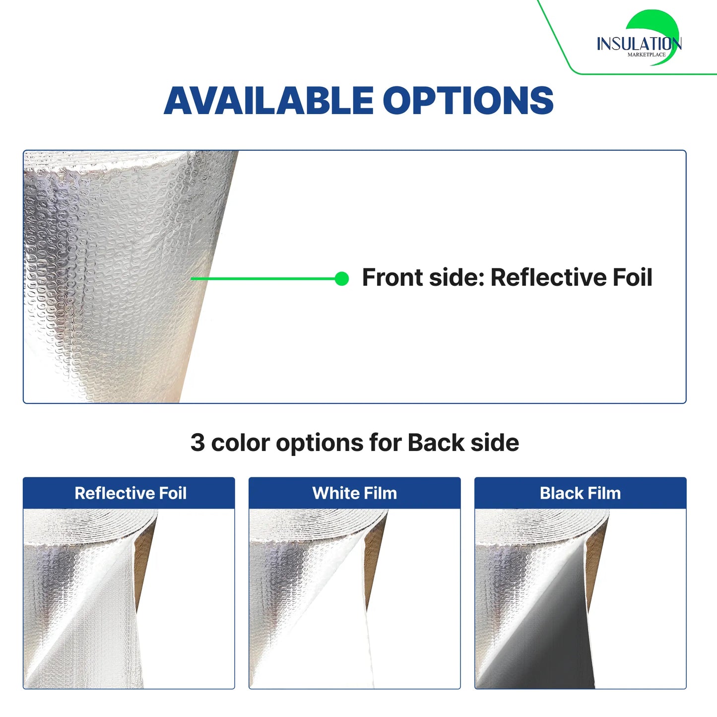 SmartBUBBLE - Reflective Single Bubble Insulation - White / Foil